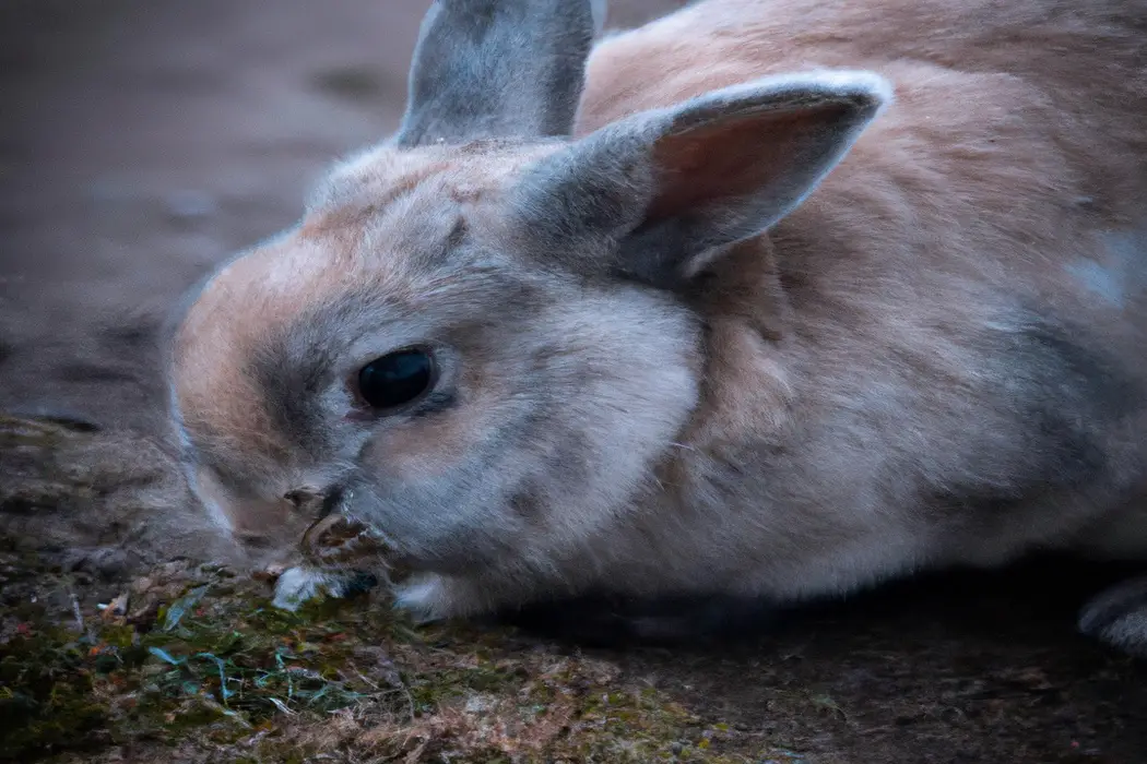 Surprised rabbit.