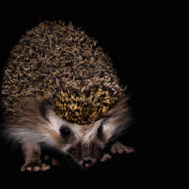 urban hedgehog foraging