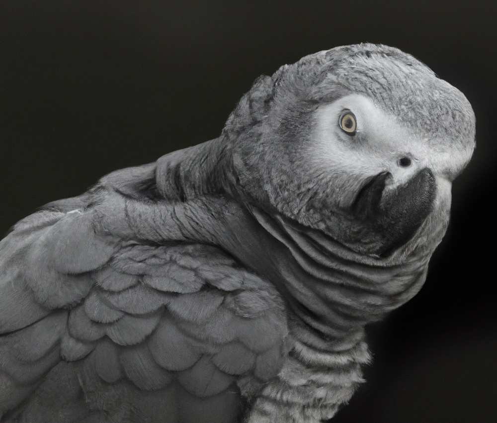 African Grey Parrot Performing