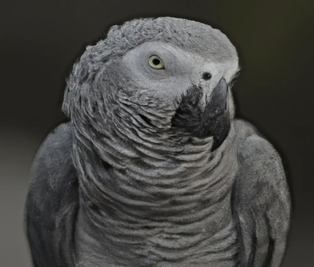 African Grey Parrots conversing