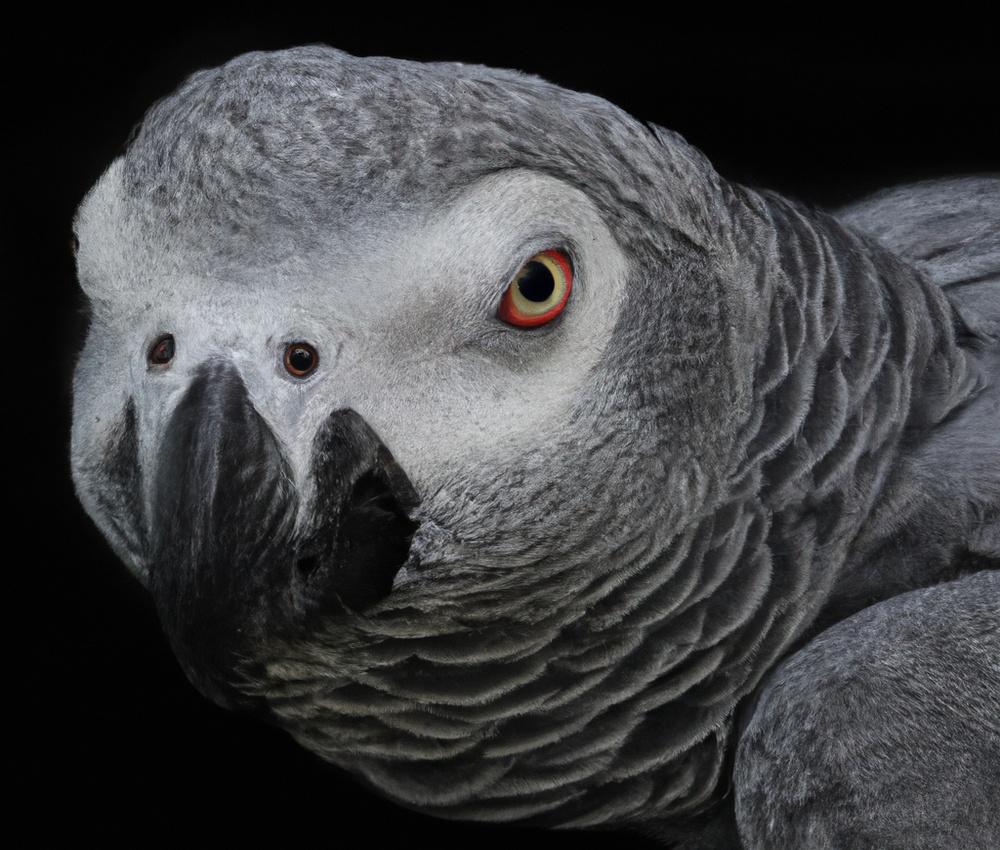 wild-caught African Grey Parrot